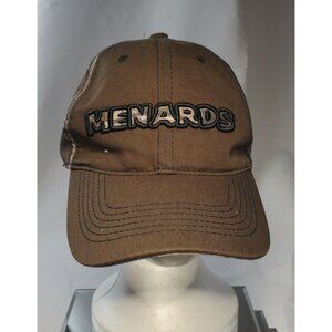 Menards Uniform Camouflage Brown Baseball Cap Hat Snapback Adjustable
